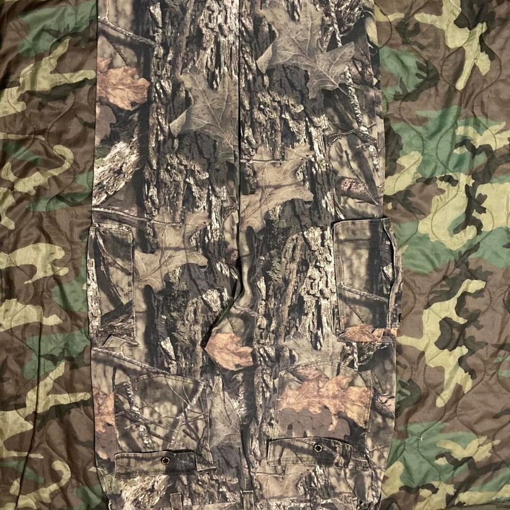 Mossy Oak y2k baggy‎ camo all over print cargo pants Realtree break up mens 40